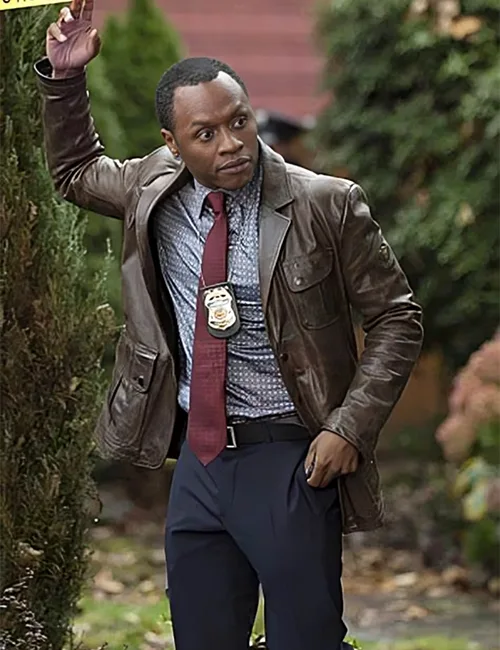 IZombie Malcolm Goodwin Brown Leather Jacket - William Jacket