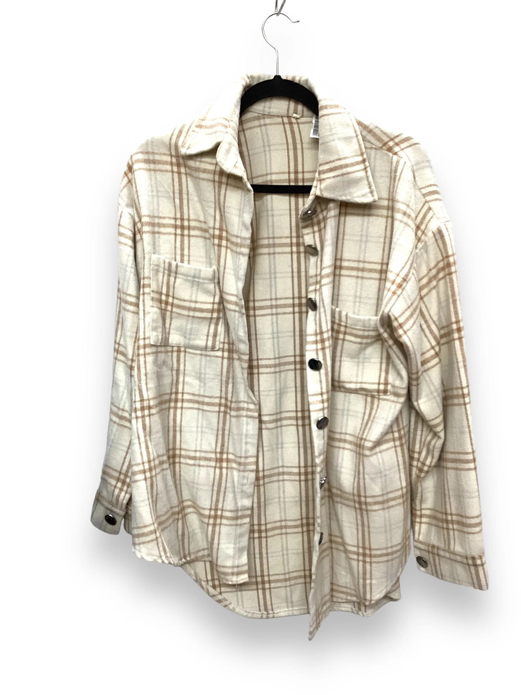 Jacket Other By Clothes Mentor In Plaid Pattern, Size: L