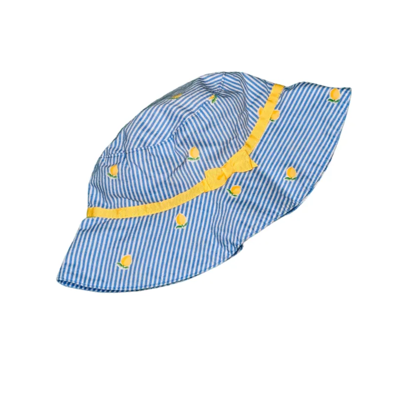 Janie and Jack Lemon Stripe Sunhat