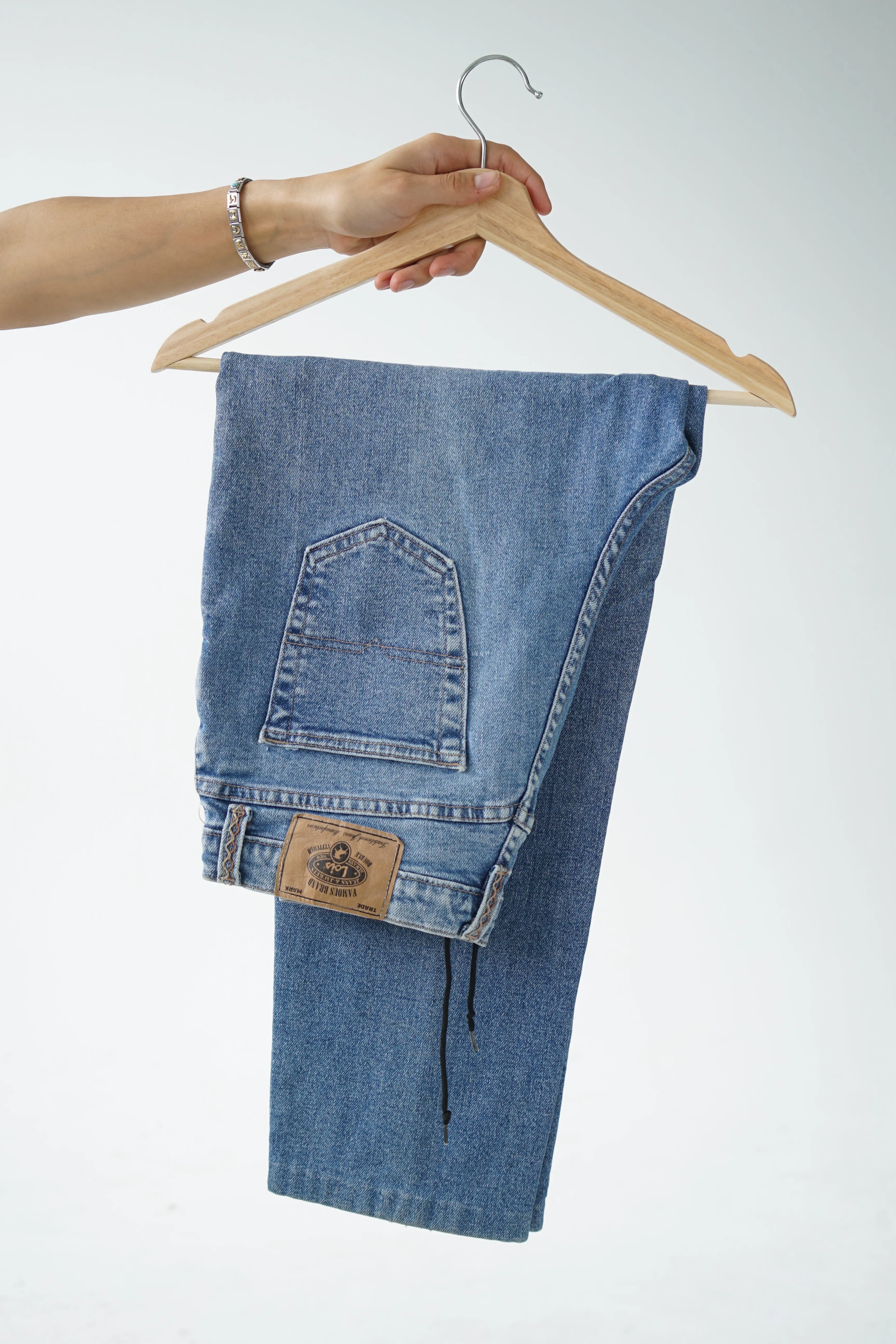 Jeans Lois vintage avec lacet à la taille