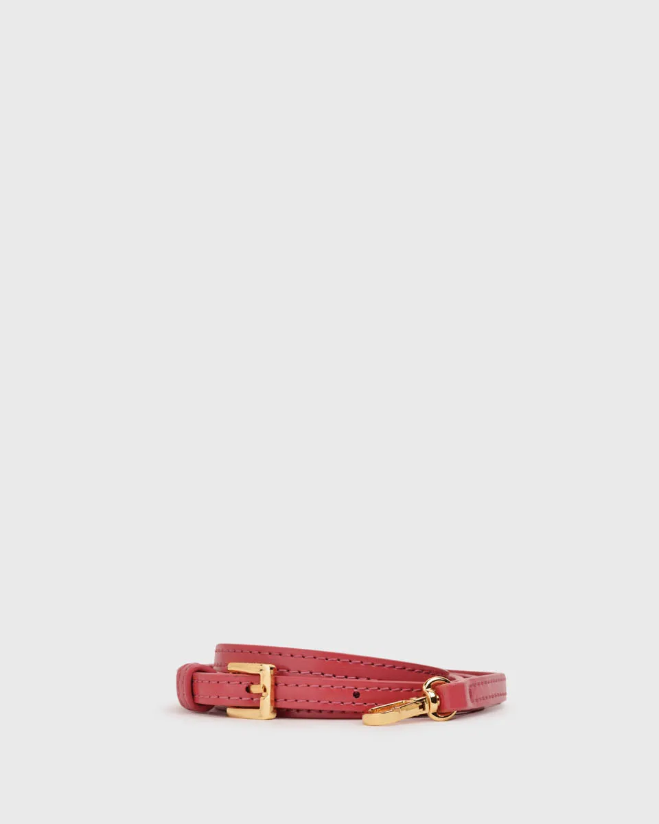 Jennie Micro Adjustable Bag Strap (Rouge)