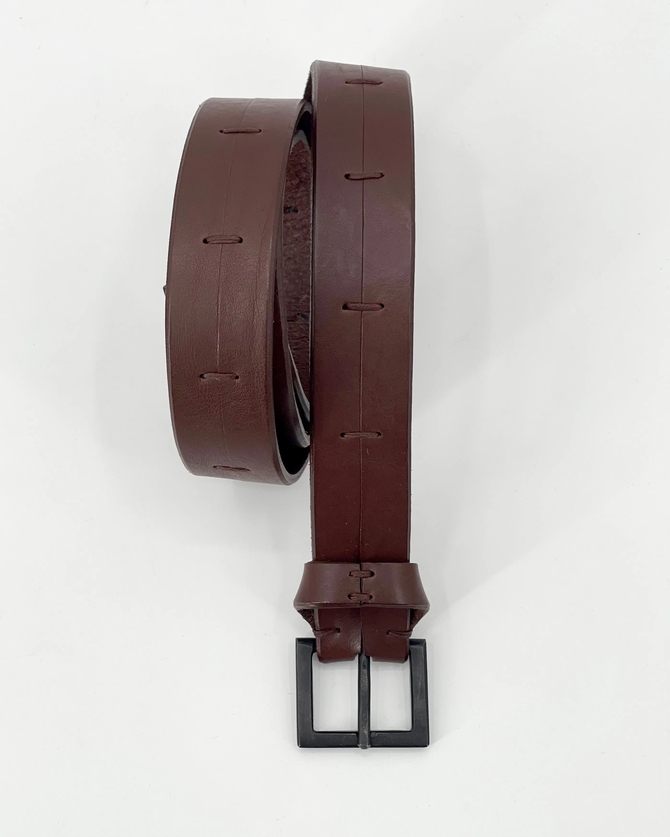 Johnny Farah Brown Quadrato Belt