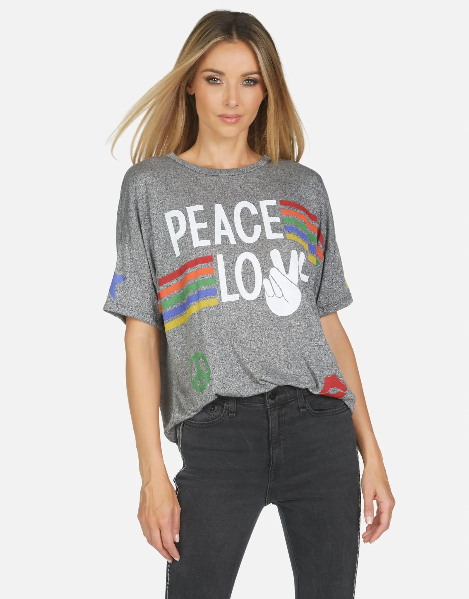 Jolene Peace Love Stripe