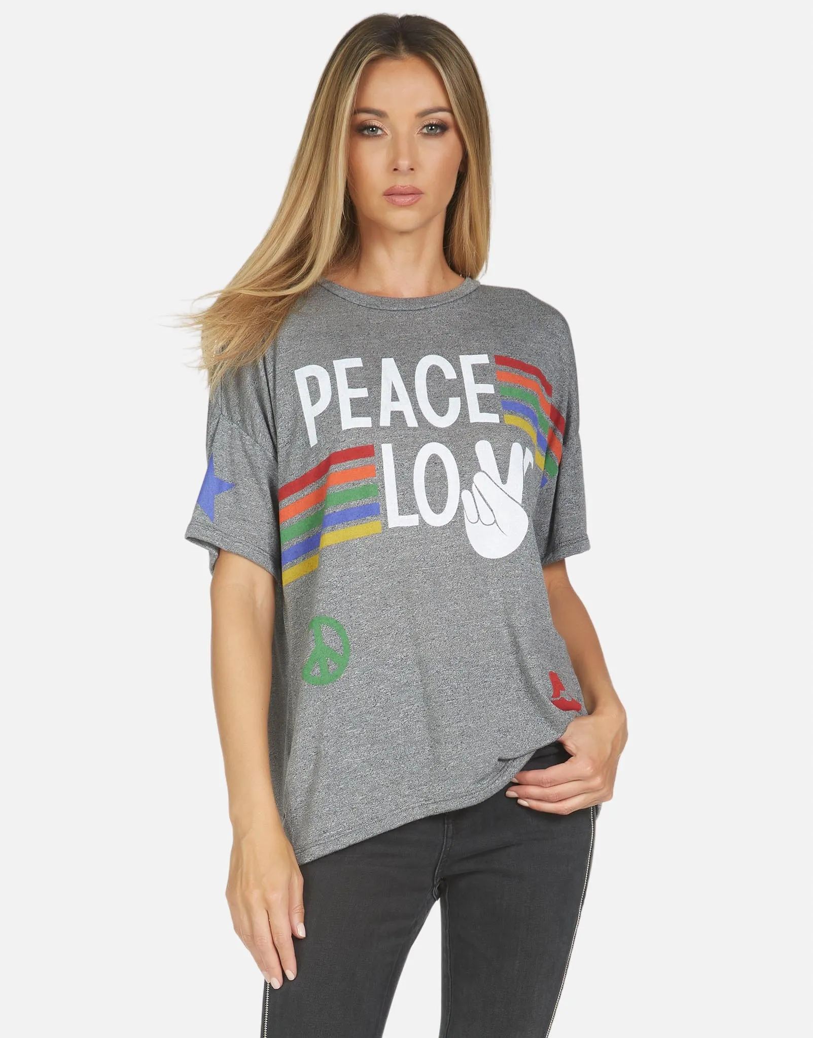 Jolene Peace Love Stripe