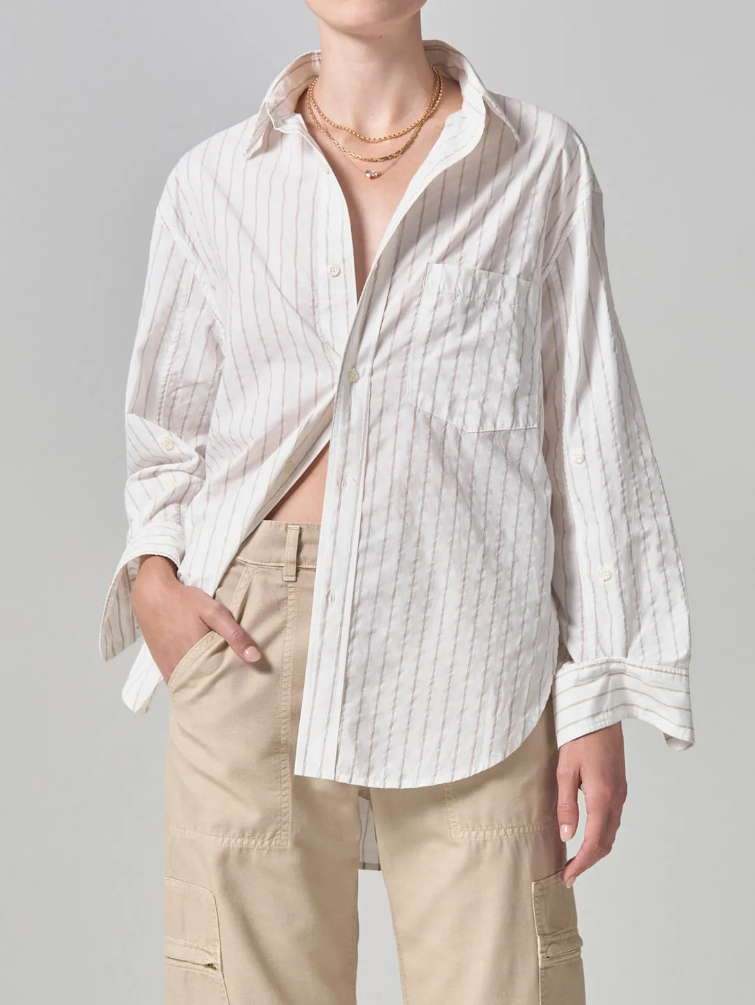 Kayla Shirt - Barrett Stripe