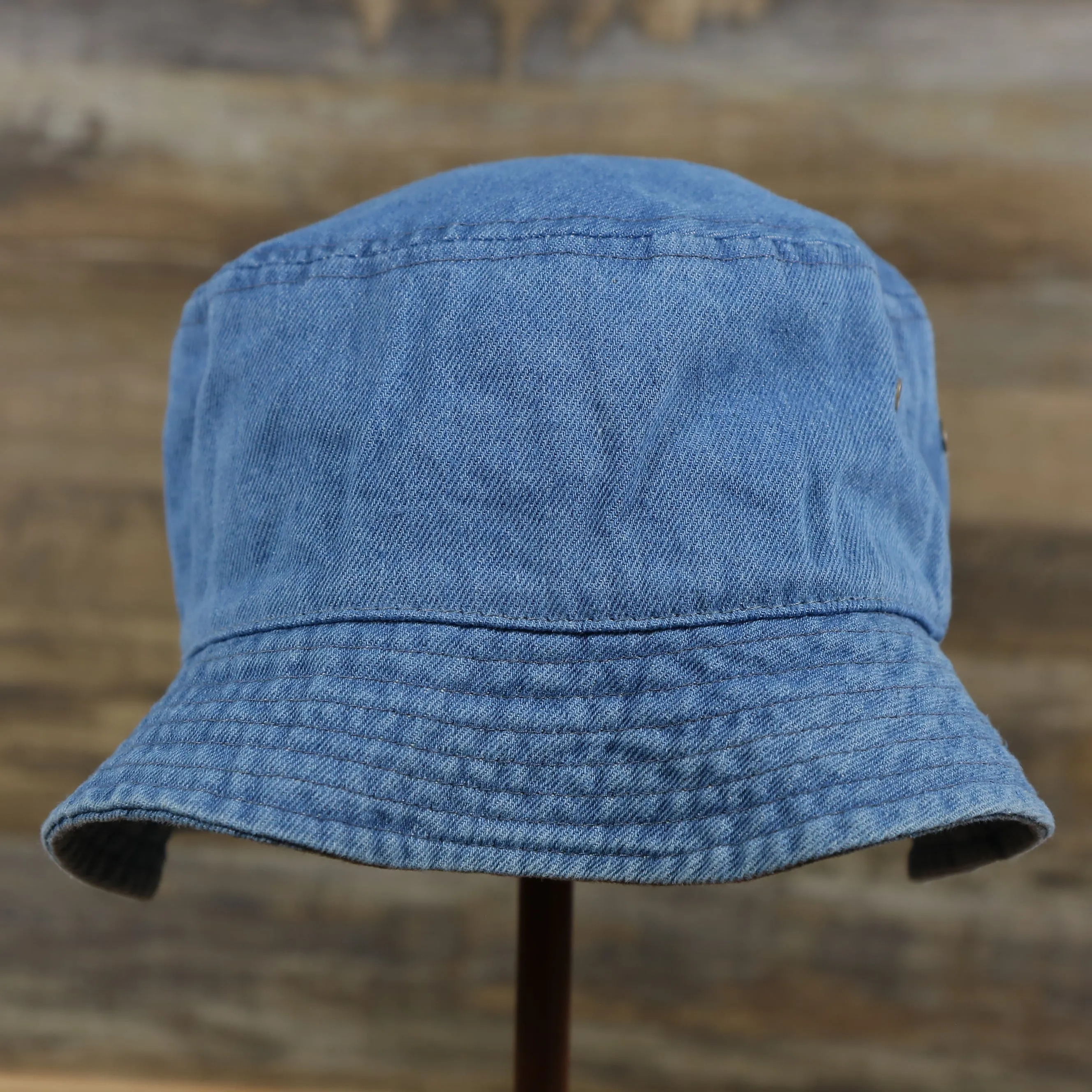 KB ETHOS | BUCKET HAT | SOLID COLOR BUCKET HAT |  MEDIUM DENIM LARGE / EXTRA LARGE