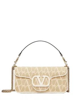 Loco Toile Iconographe Raffia Shoulder Bag