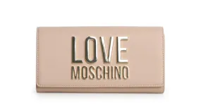 Love Moschino Logo Plaque Continental Wallet