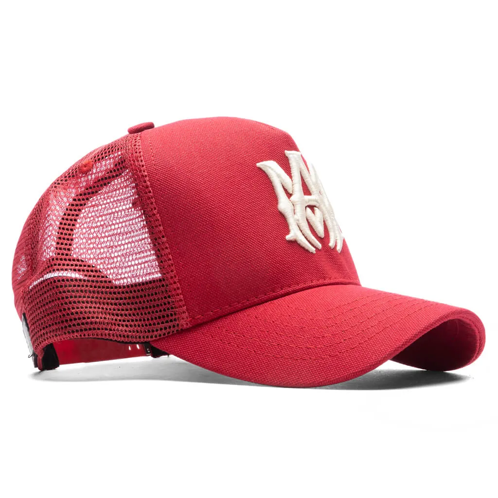 MA Logo Trucker Hat - Red