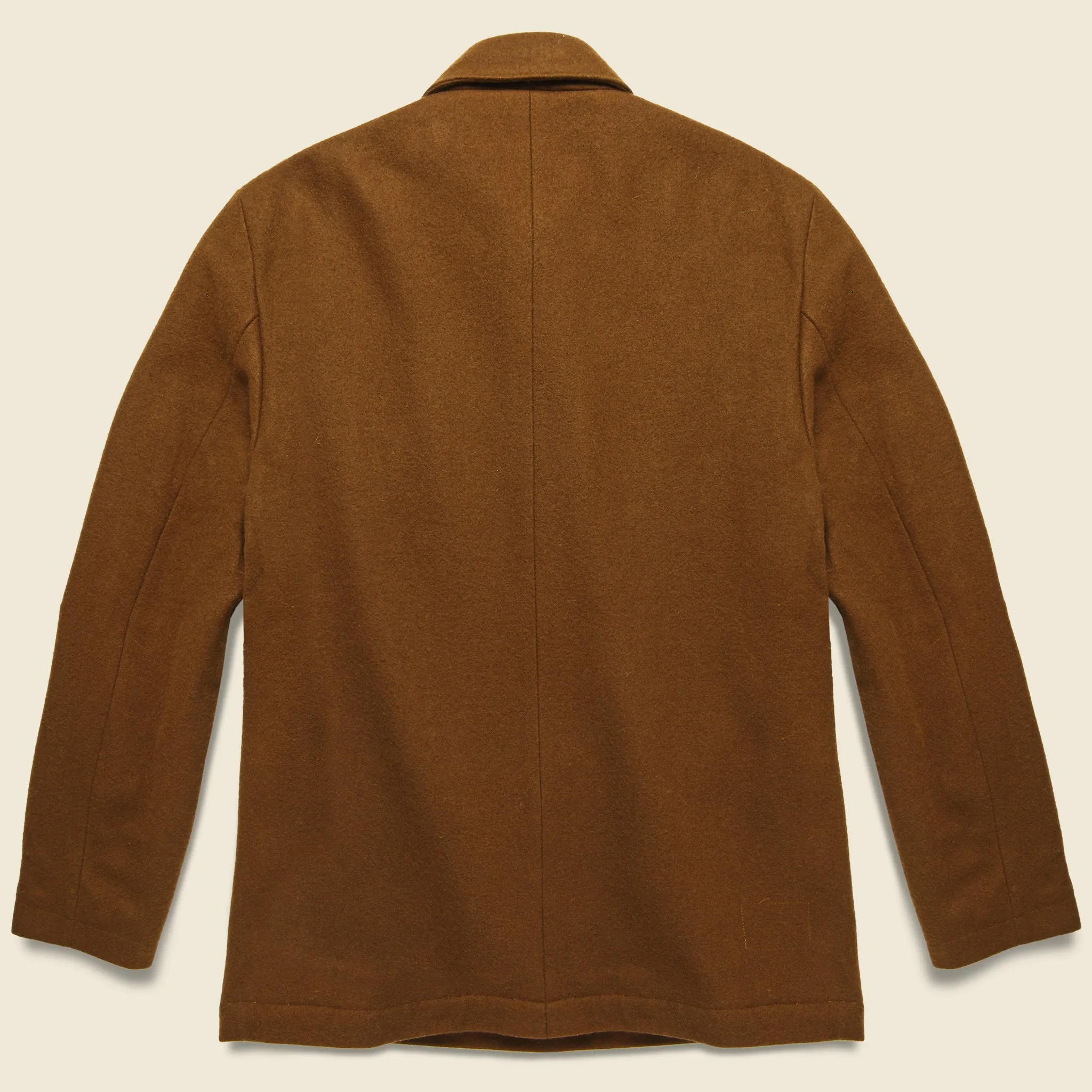 Melton Simple Bakers Jacket - Cumin