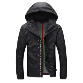 Men Coats Jackets Cardigans Men's Casual Slim Fit Large Size Hooded Jackets and Coats Clothing Men SM6