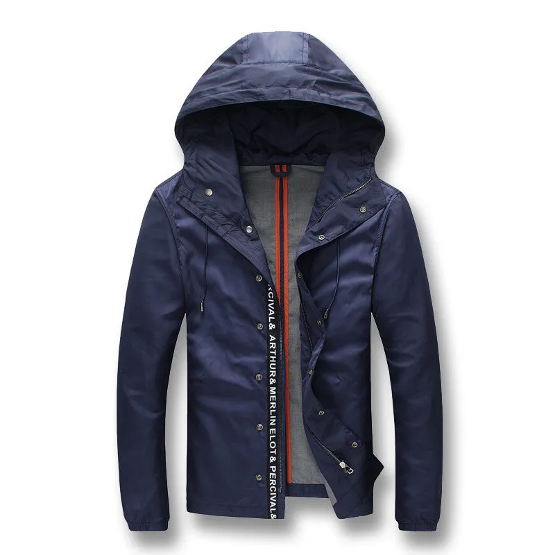 Men Coats Jackets Cardigans Men's Casual Slim Fit Large Size Hooded Jackets and Coats Clothing Men SM6