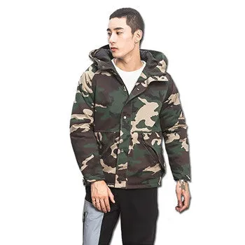 Men Cotton Camouflage Jackets Coats Cardigans Jaqueta Masculina Men's Casual Slim Fit Veste Homme Jackets SM6