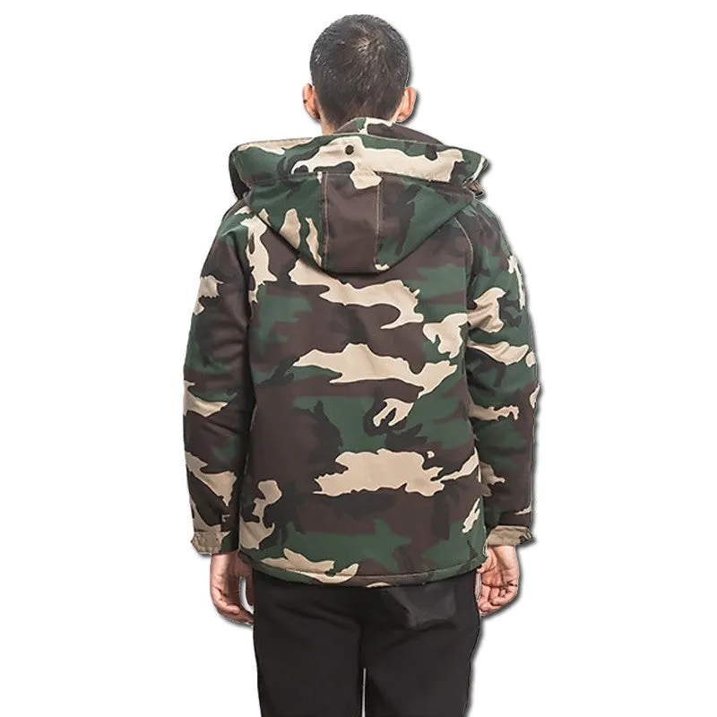 Men Cotton Camouflage Jackets Coats Cardigans Jaqueta Masculina Men's Casual Slim Fit Veste Homme Jackets SM6