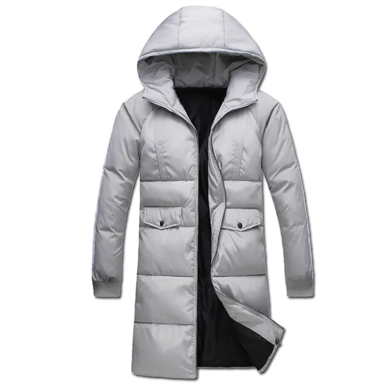 Men Cotton Hooded Jackets Jaqueta Masculina Men's Casual Slim Fit Large Size Padded Veste Homme Jackets SM6