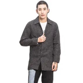 Men Cotton Nylon Jackets Coats Long Parkas Jaqueta Masculina Men's Casual Slim Fit Veste Homme Jackets SM6