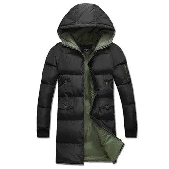 Men Cotton Padded Hooded Veste Homme Jackets Coats Jaqueta Masculina Men's Casual Slim Fit Large Size Jackets SM6