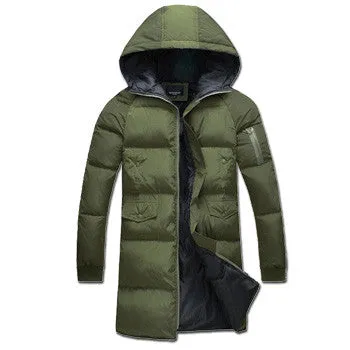 Men Cotton Padded Hooded Veste Homme Jackets Coats Jaqueta Masculina Men's Casual Slim Fit Large Size Jackets SM6