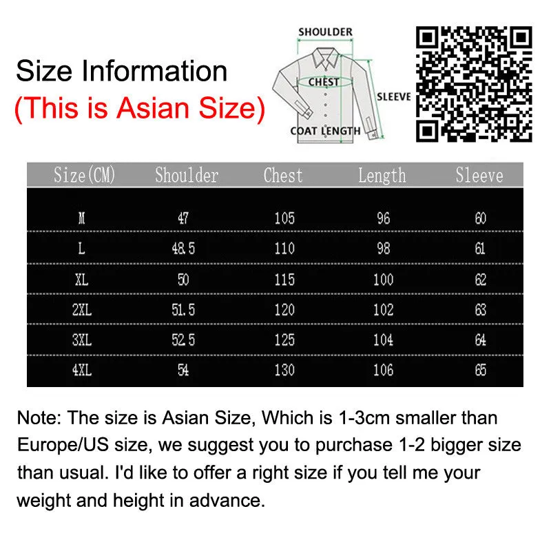 Men Cotton Padded Jackets Coats Jaqueta Masculina Men's Casual Slim Fit Large Size Veste Homme Jackets SM6