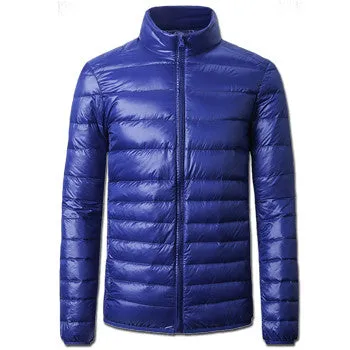 Men Duck Down Jackets Coats Jaqueta Masculina Casual Slim Fit Plus Size Cotton Zipper Veste Homme Jackets SM6