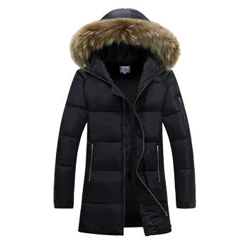 Men Hooded Jackets Padded Coats Jaqueta Masculina Veste Homme Parkas Men's Casual Slim Fit Wadded Coats SM6