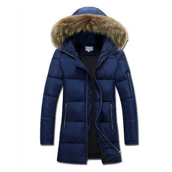 Men Hooded Jackets Padded Coats Jaqueta Masculina Veste Homme Parkas Men's Casual Slim Fit Wadded Coats SM6