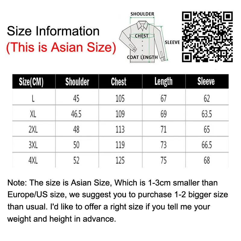 Men Jackets and Coats Jaqueta Masculina Overcoat Men's Casual Slim Fit Large Size Zipper Stand Collar Jacket SM6