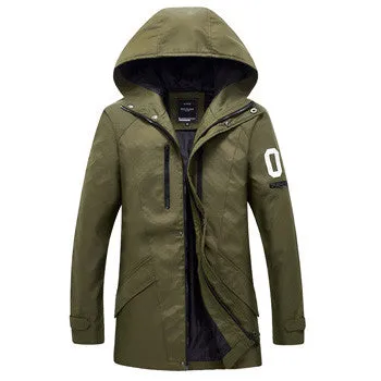 Men Jackets and Coats Veste Homme Parkas Jaqueta Jackets Men's Casual Slim Fit Wadded Men Hooded Coat S- SM6