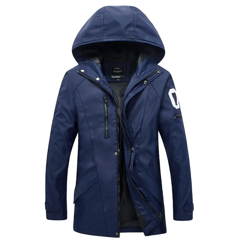 Men Jackets and Coats Veste Homme Parkas Jaqueta Jackets Men's Casual Slim Fit Wadded Men Hooded Coat S- SM6