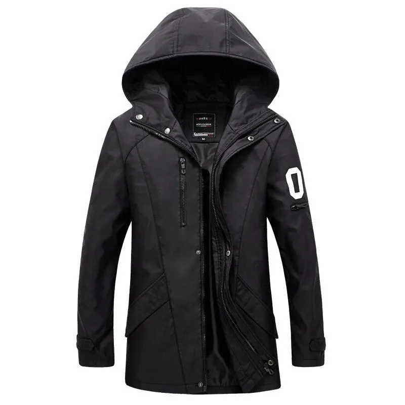 Men Jackets and Coats Veste Homme Parkas Jaqueta Jackets Men's Casual Slim Fit Wadded Men Hooded Coat S- SM6