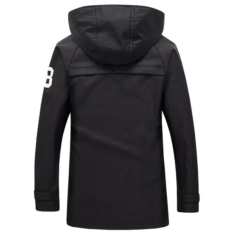 Men Jackets and Coats Veste Homme Parkas Jaqueta Jackets Men's Casual Slim Fit Wadded Men Hooded Coat S- SM6