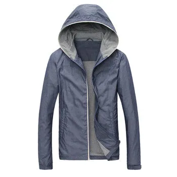 Men Zipper Jackets and Coats Cardigans Men's Casual Slim Fit Large Size Hooded Jackets Coats Cardigans Men SM6