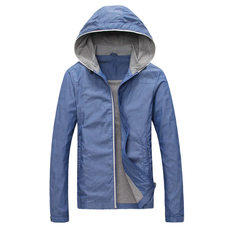 Men Zipper Jackets and Coats Cardigans Men's Casual Slim Fit Large Size Hooded Jackets Coats Cardigans Men SM6