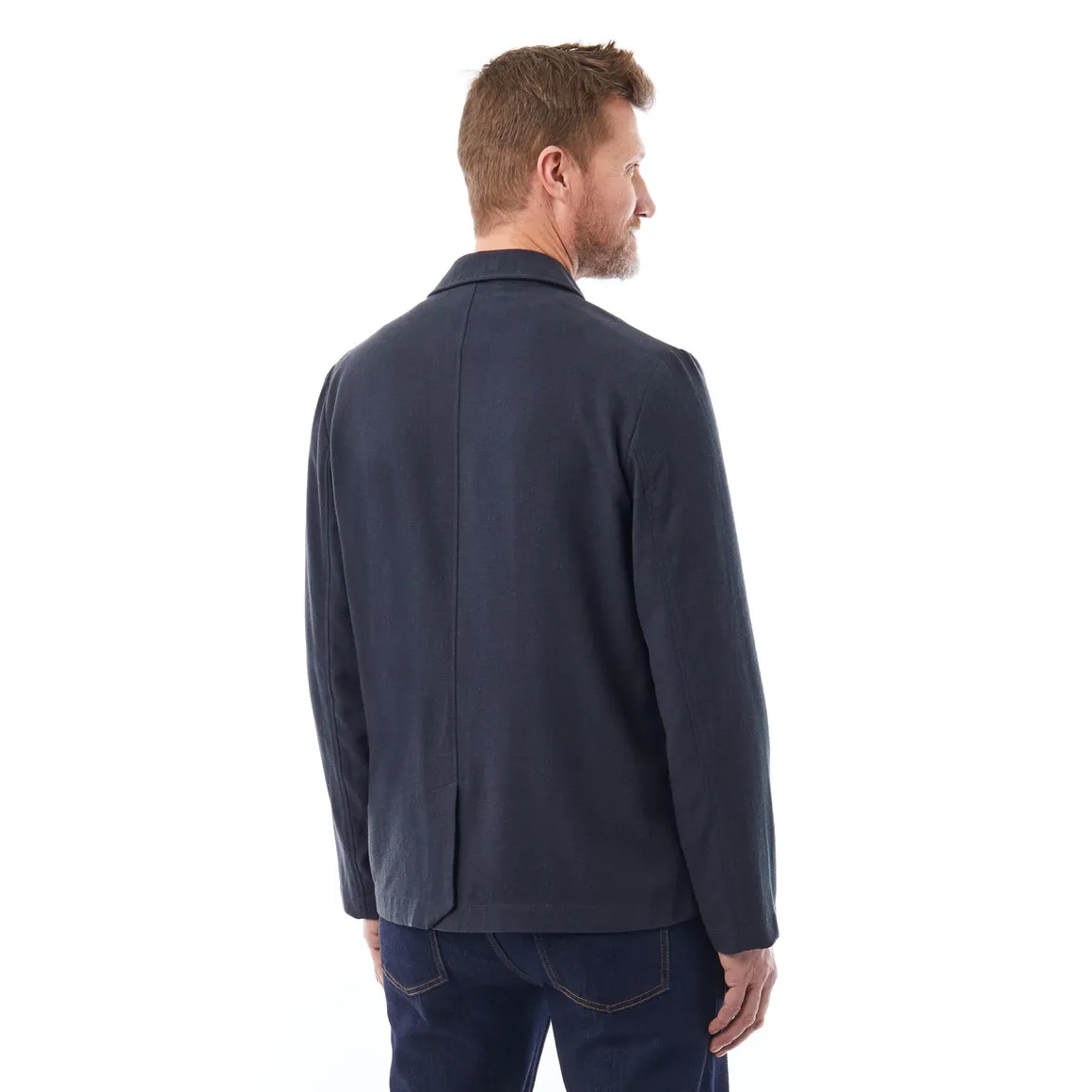 Men's Porto Linen Jacket Deep Navy