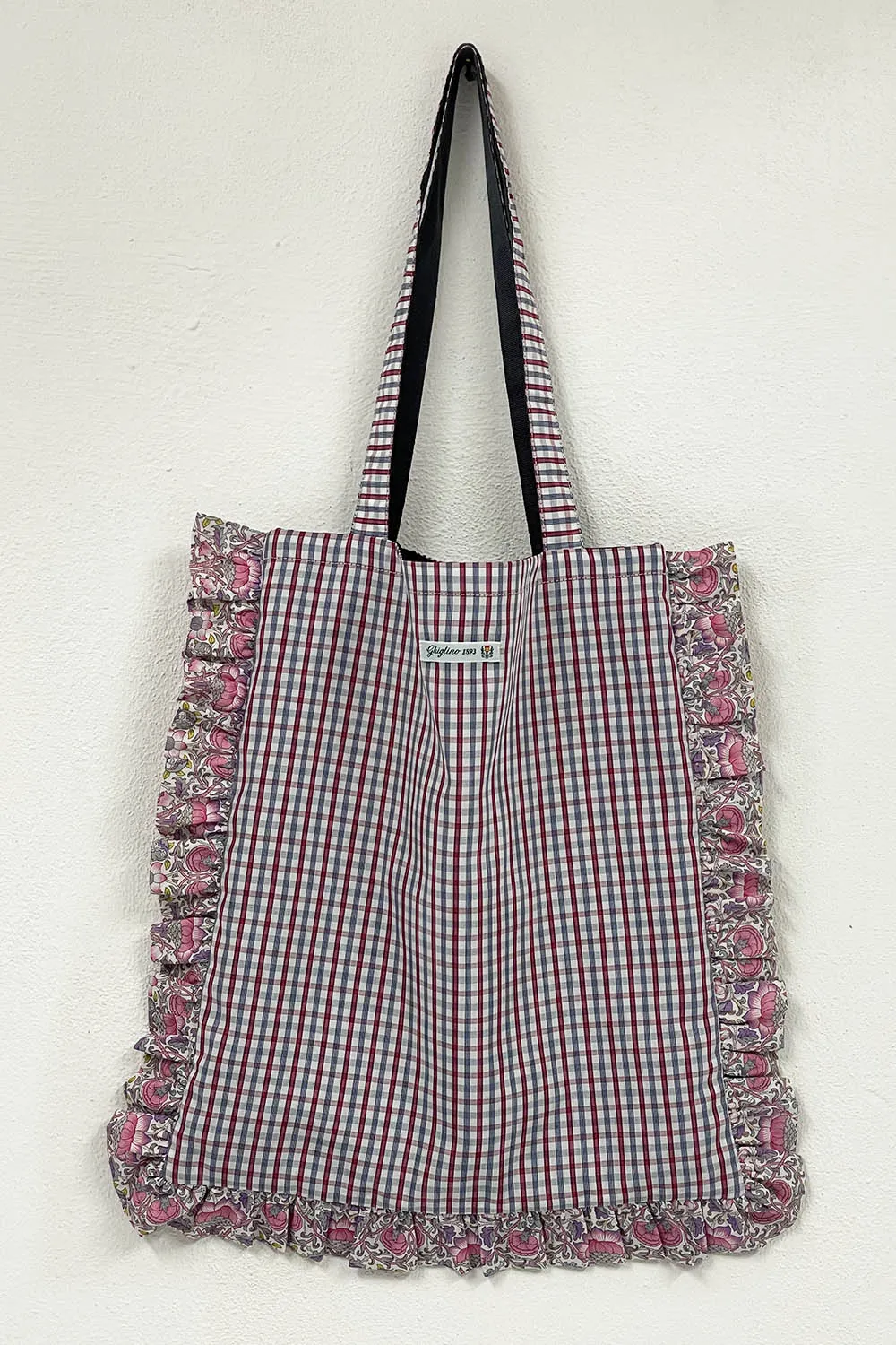 MILLY BAG LIBERTY AND TARTAN FABRIC