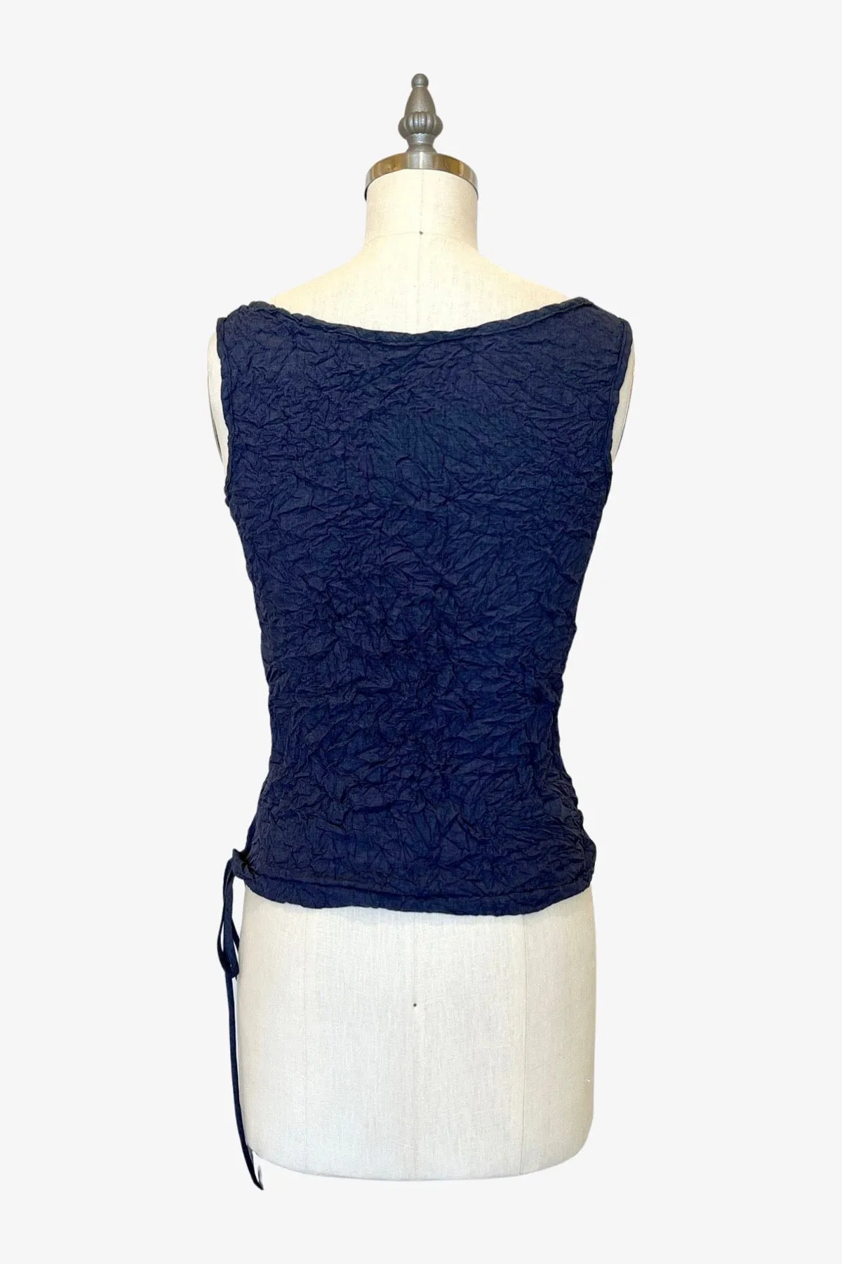 Moth Cowl Top | Navy