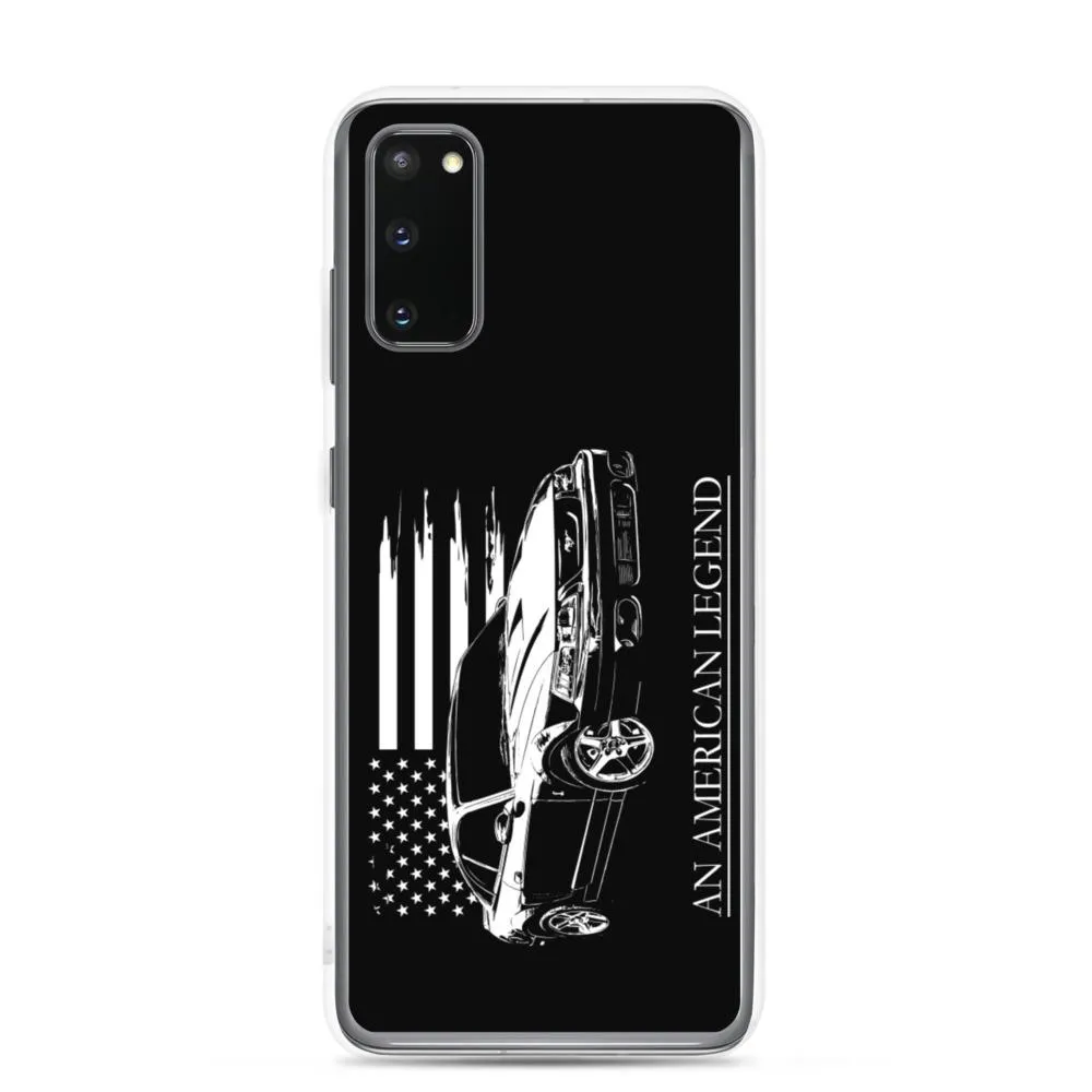 Mustang Cobra American Flag Protective Samsung Phone Case