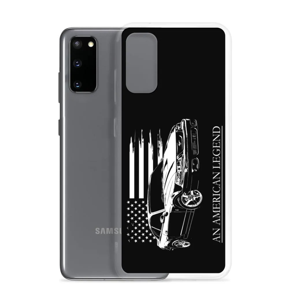 Mustang Cobra American Flag Protective Samsung Phone Case