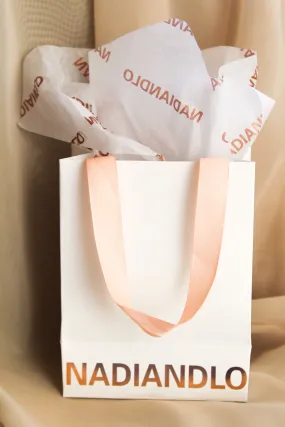 Nadiandlo Gift Bag w/ Tissue Paper