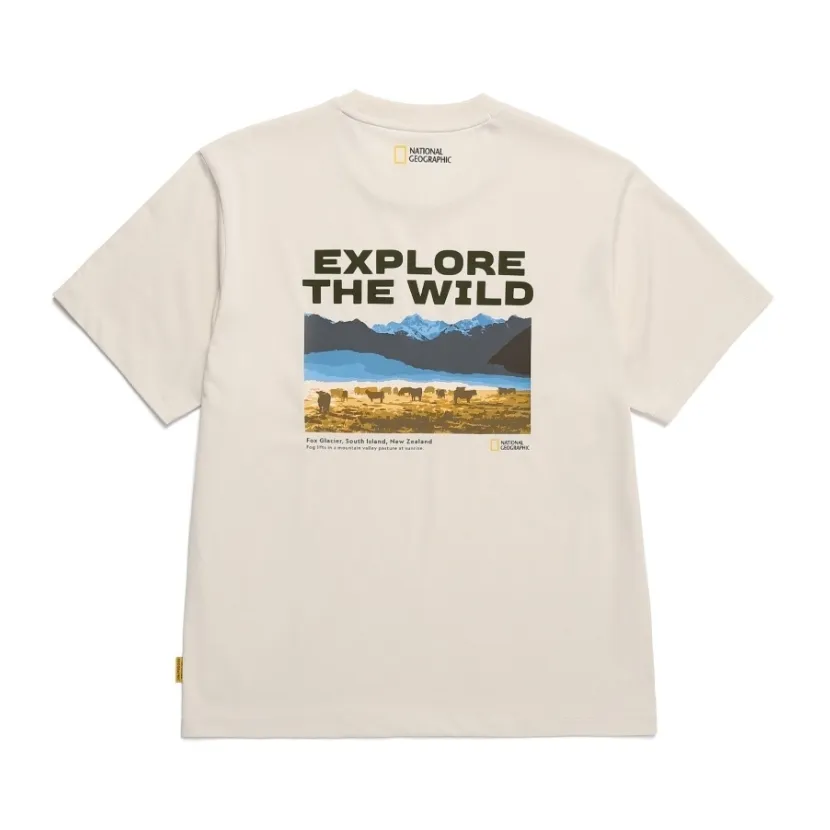 NATIONAL GEOGRAPHIC  |Unisex Street Style Logo T-Shirts