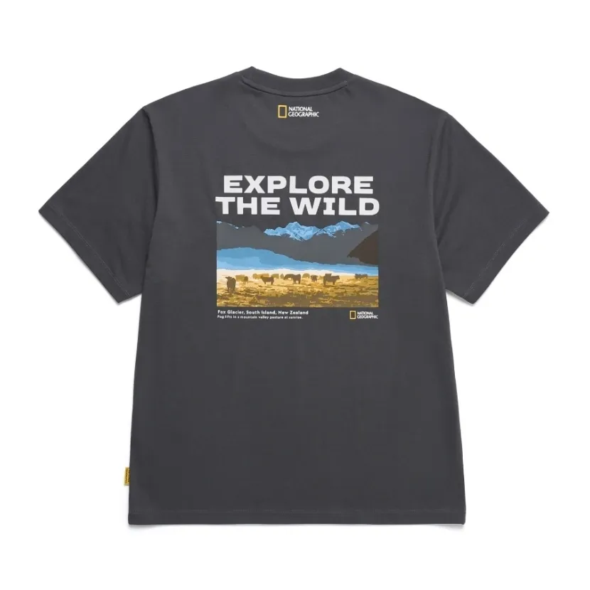 NATIONAL GEOGRAPHIC  |Unisex Street Style Logo T-Shirts