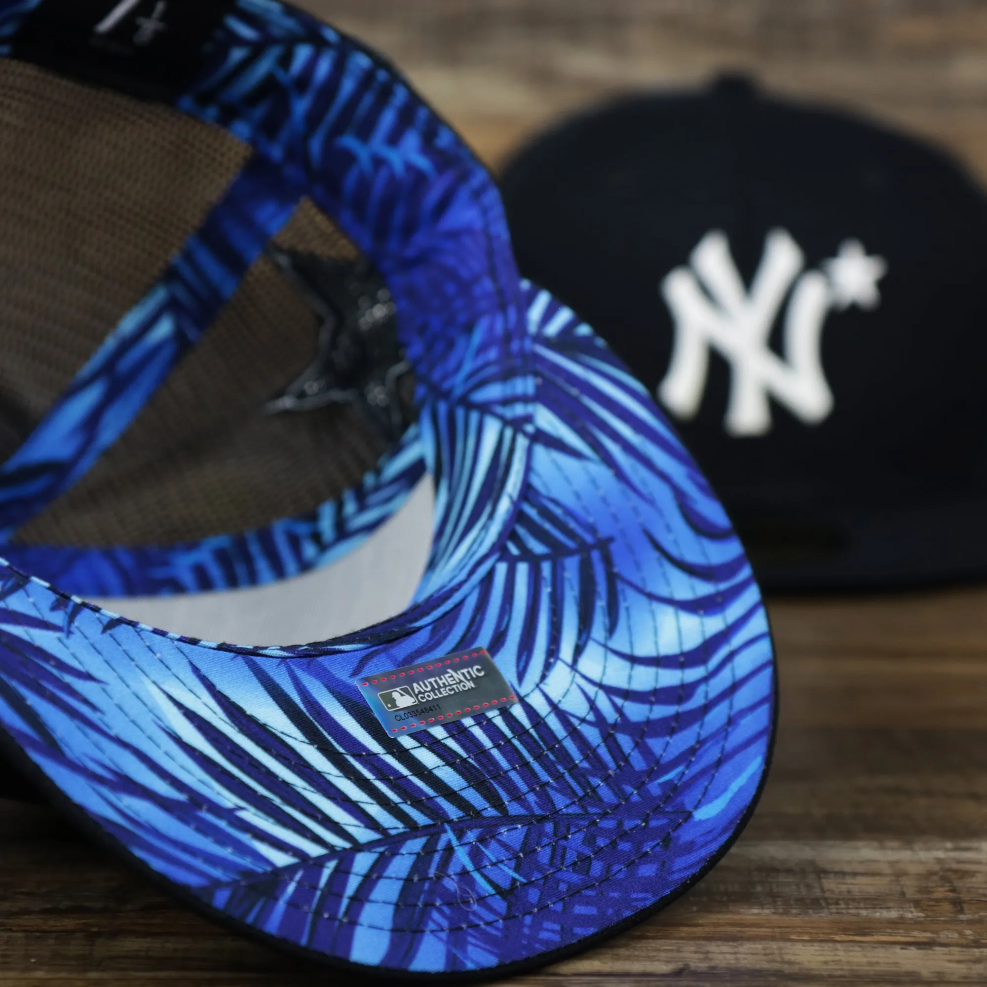 New York Yankees Metallic All Star Game MLB 2022 Side Patch 59Fifty Mesh Fitted Cap | ASG 2022 Navy Blue 59Fifty Cap