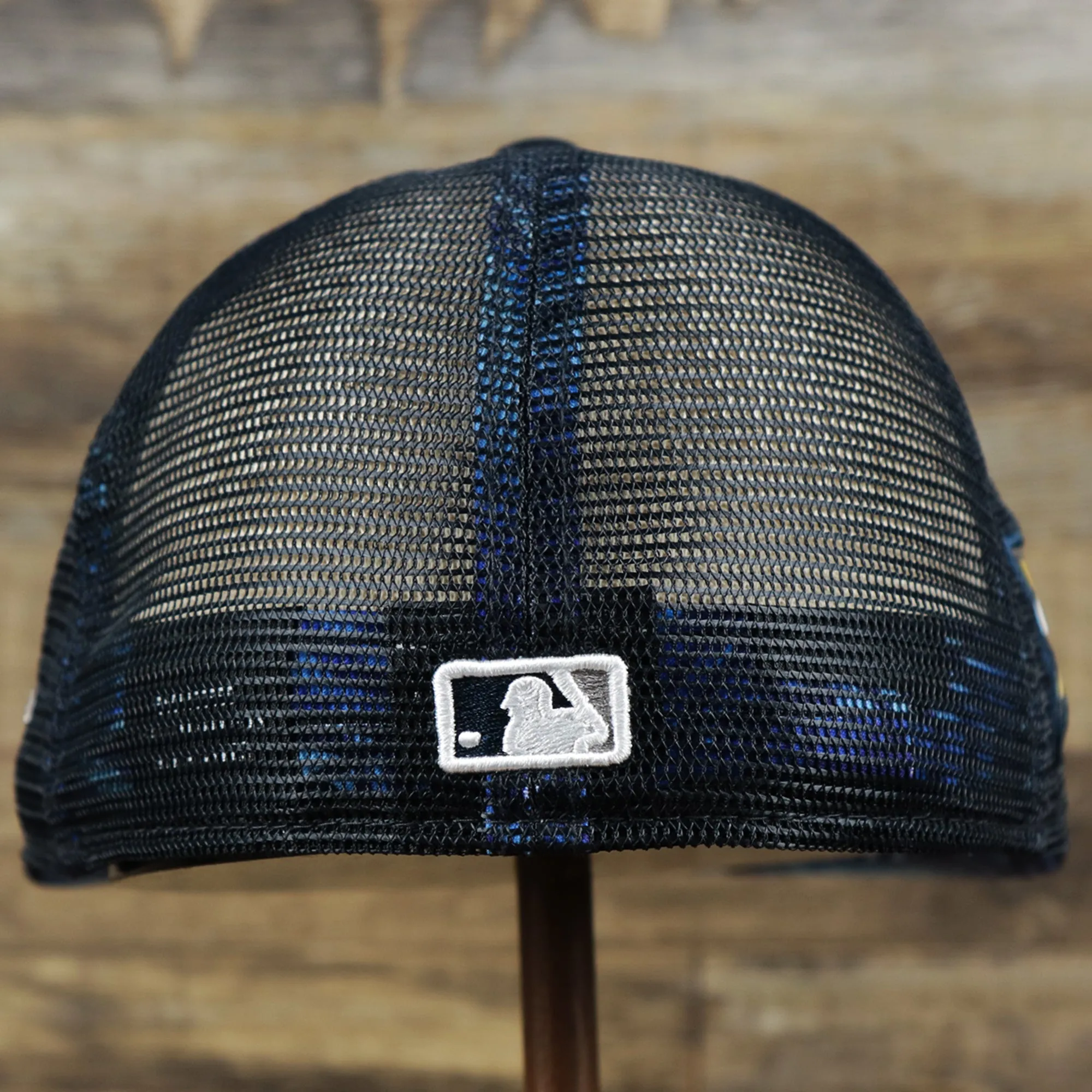 New York Yankees Metallic All Star Game MLB 2022 Side Patch 59Fifty Mesh Fitted Cap | ASG 2022 Navy Blue 59Fifty Cap