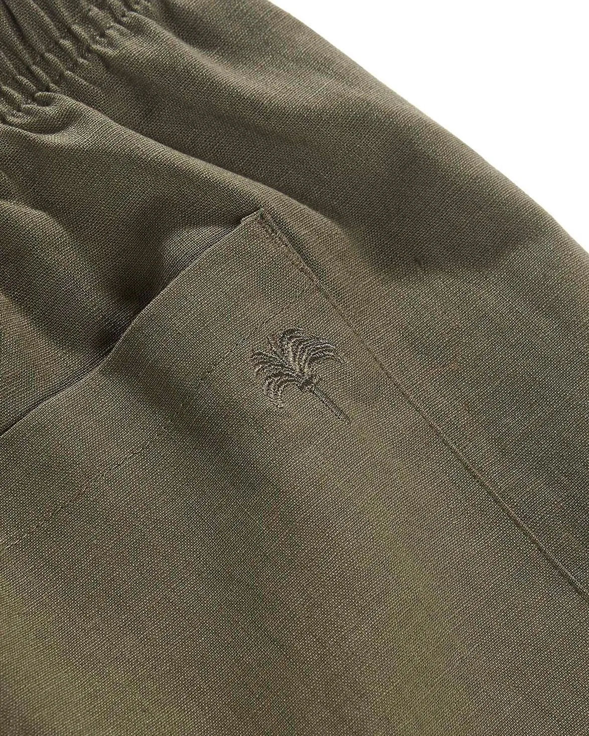 OAS Linen Long Pants Army