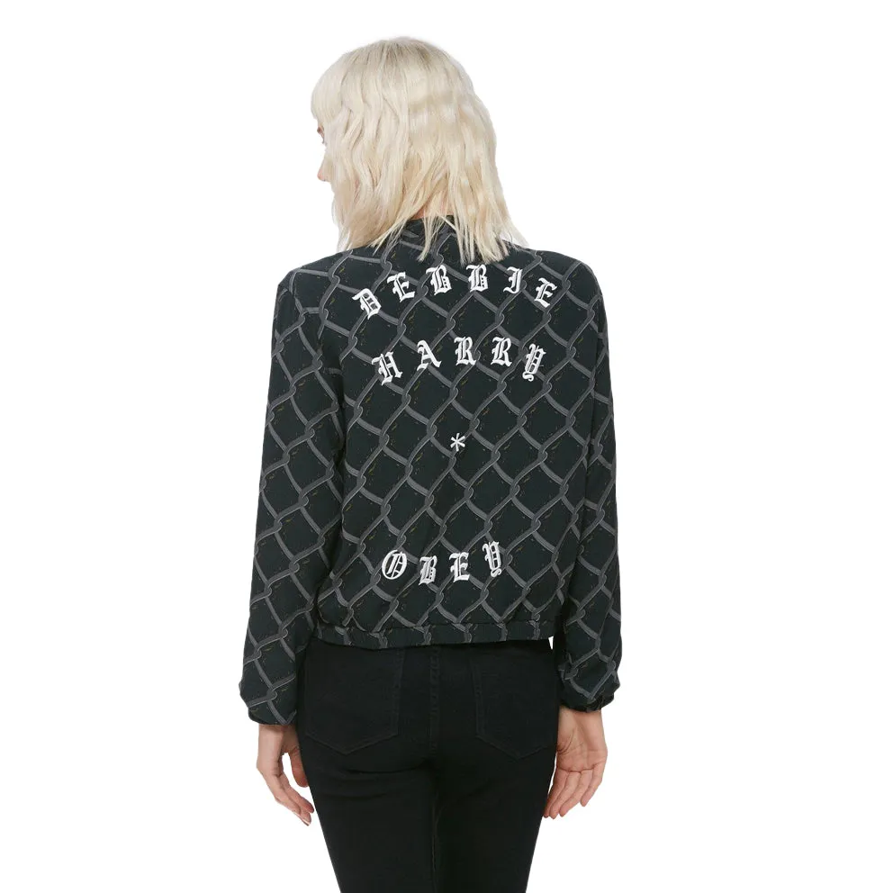 OBEY X DEBBIE HARRY C TRAIN JACKET // BLACK MULTI