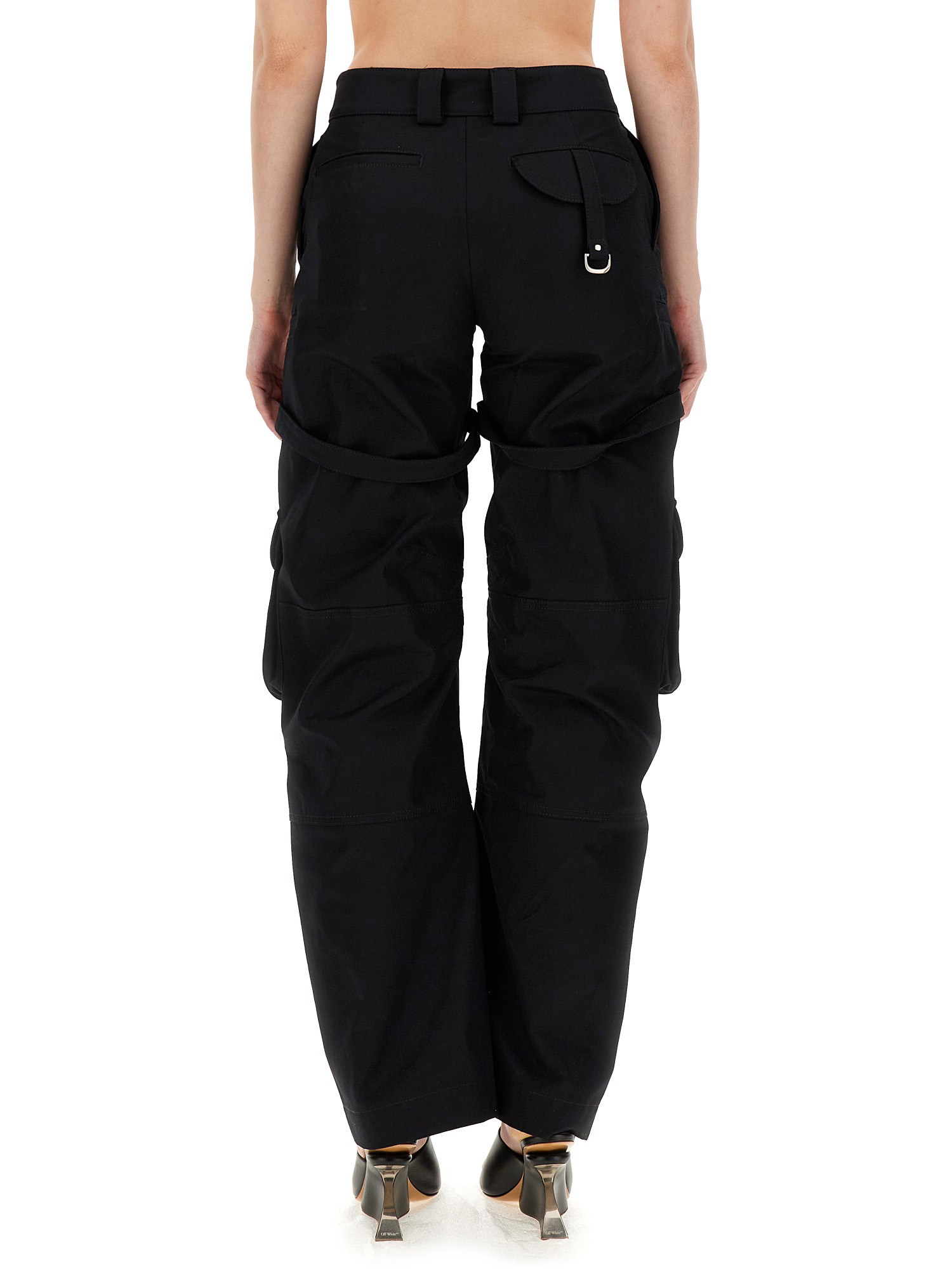 OFF-WHITE    COTTON CARGO PANTS