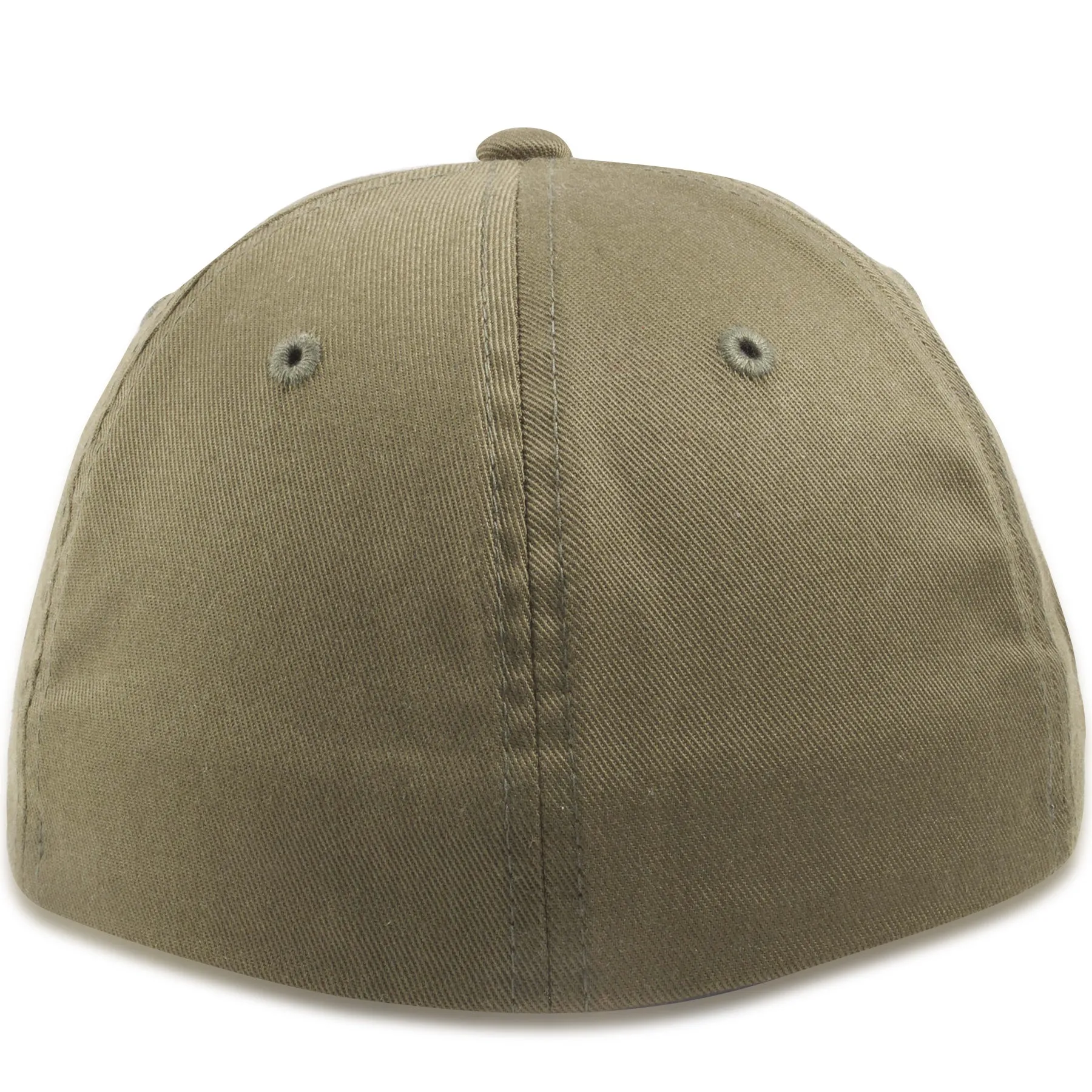 Olive Blank Structured Flexfit Cap