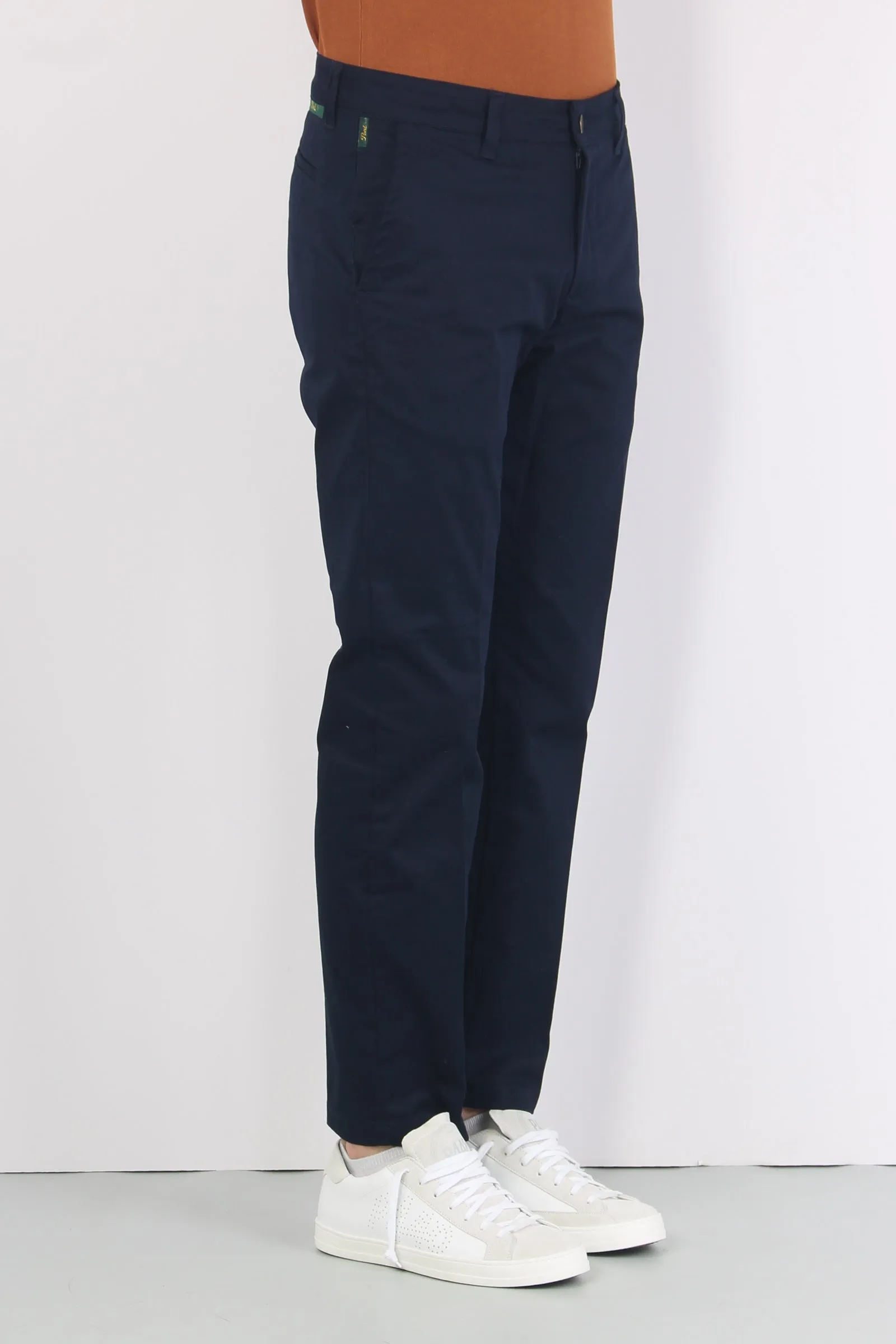 Pantalone Chino Regular Blu