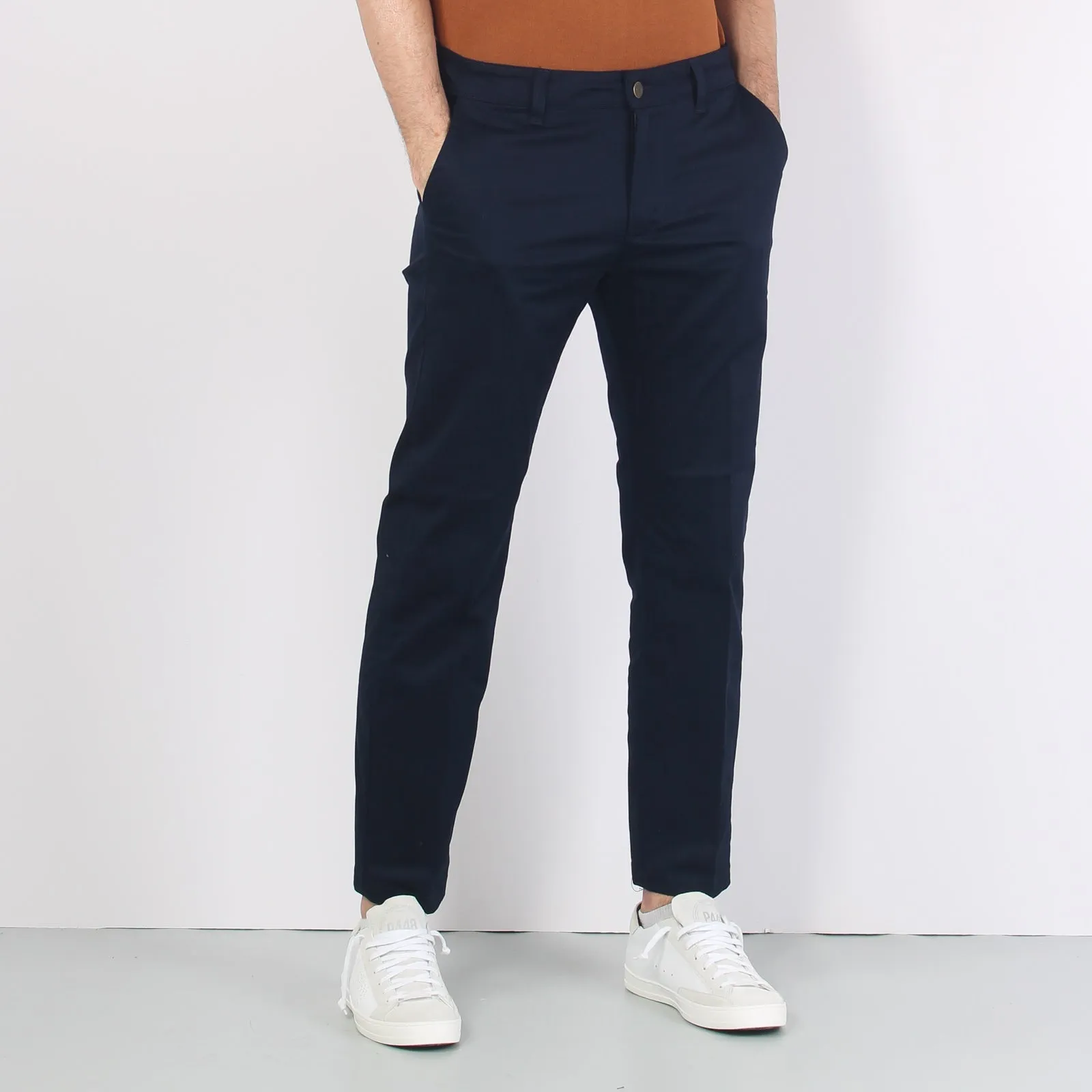 Pantalone Chino Regular Blu