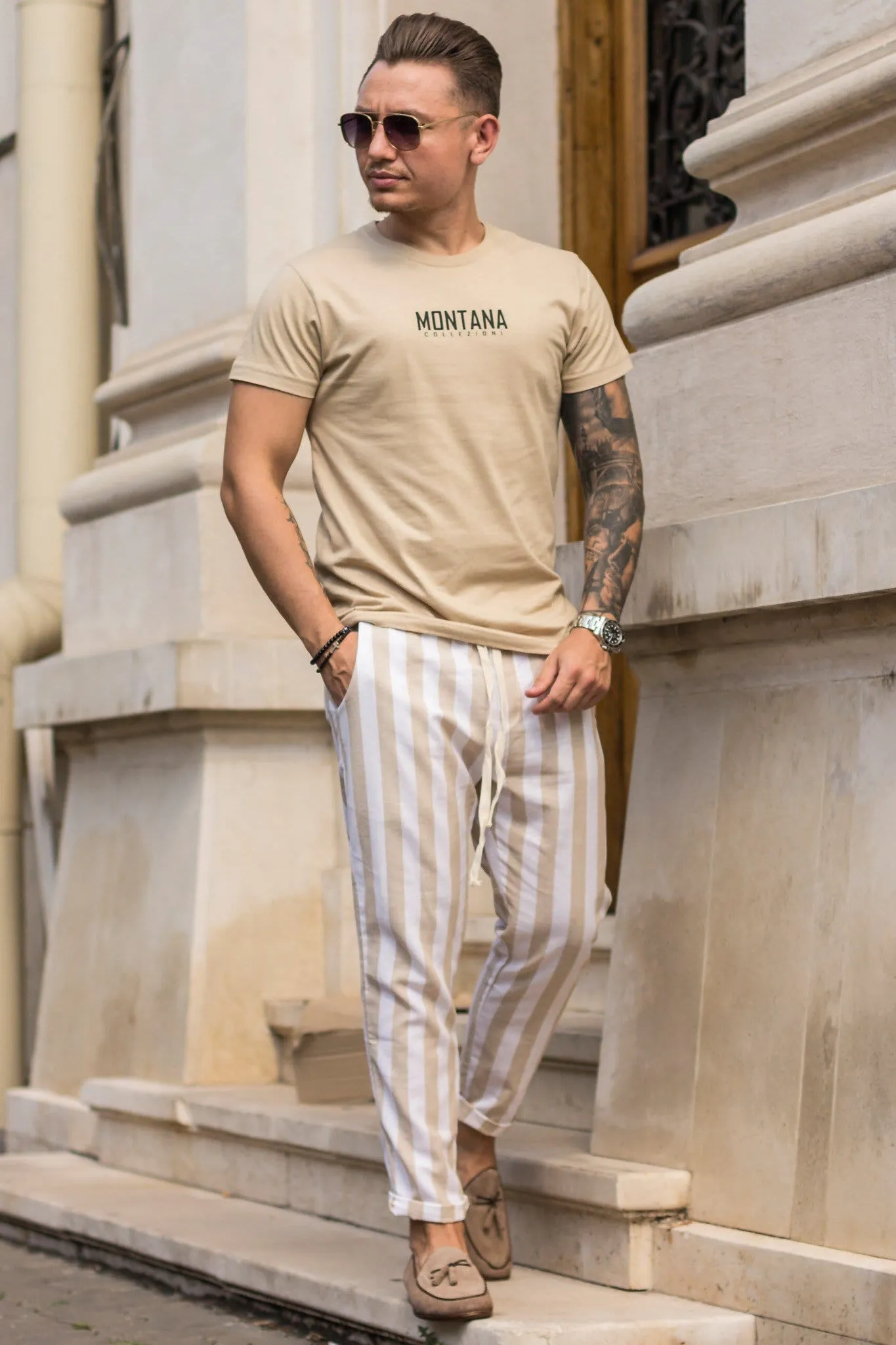 Pantaloni de in STRIPE